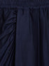 Vastramay SISHU Girl's Navy Blue Draped Skirt With Crop Top